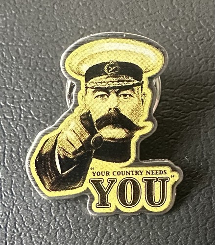 Your country needs you pin - needs,