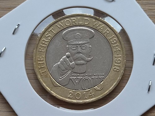 2014 first world war coin - war, £2