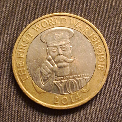 2014 two pounds coin - £2,