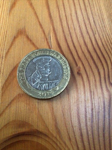 2014 pound coin ww1 - £2,