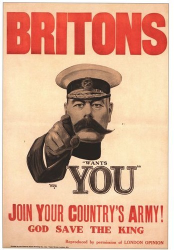 Vintage ww1 lord kitchener - vintage,