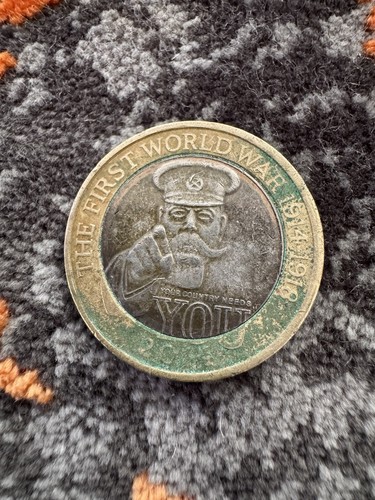 Two pounds coin - two,